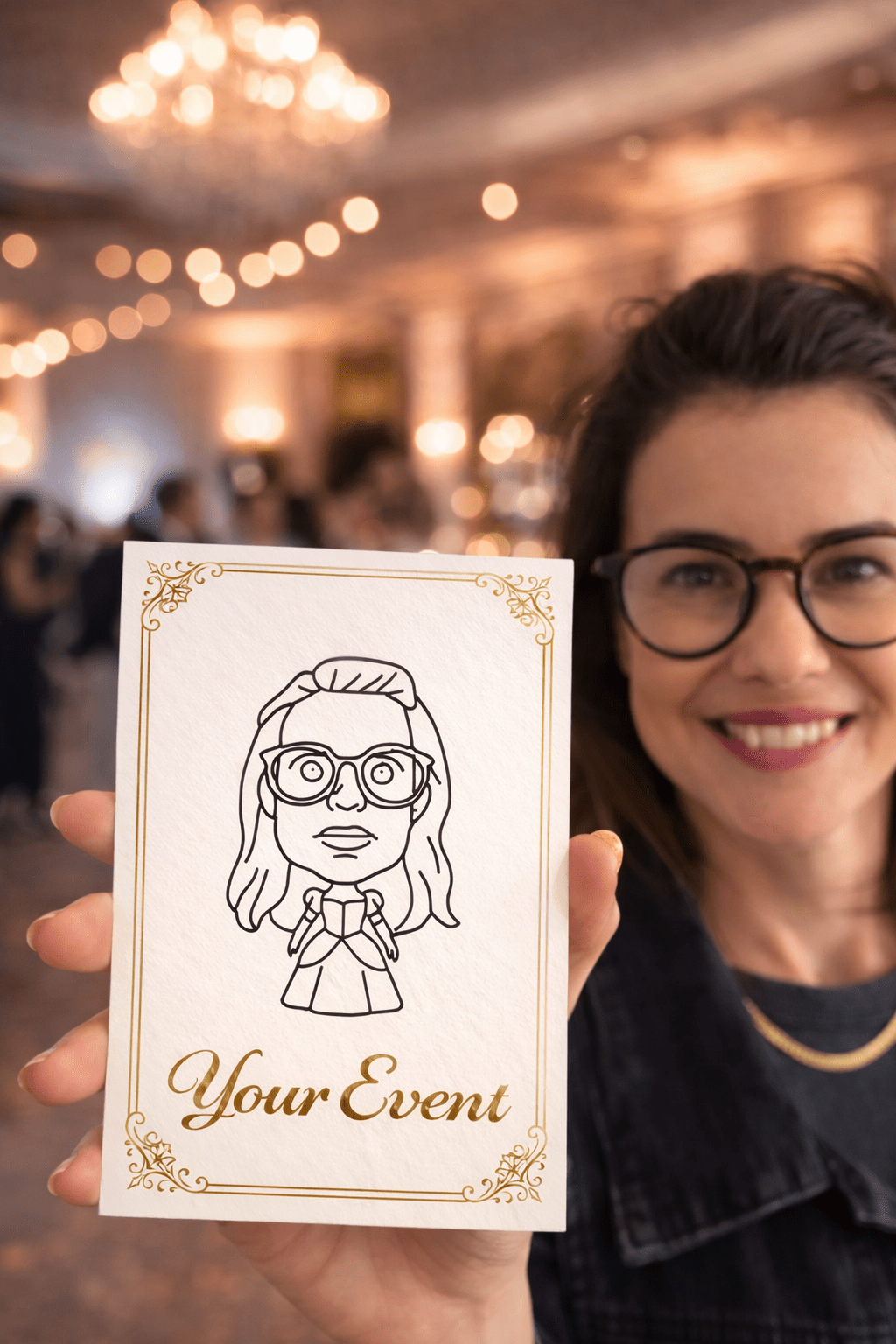 Robot drawing a portrait live at a Winnipeg event