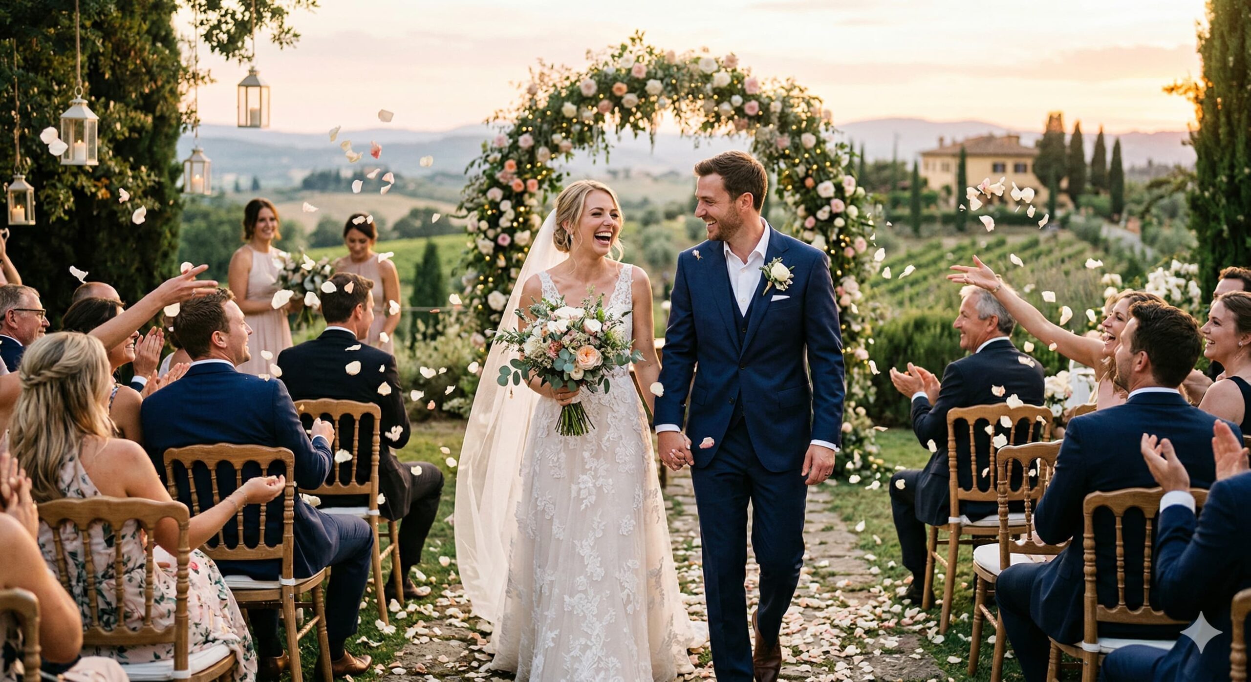 Wedding guests gathered around Robo Portraits robot at a Winnipeg wedding reception