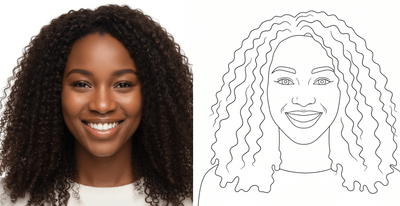 Monet detailed portrait