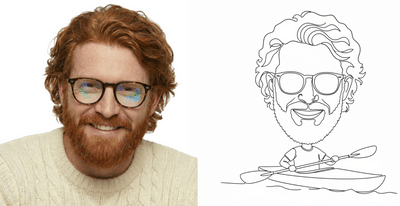 Monet full body portrait