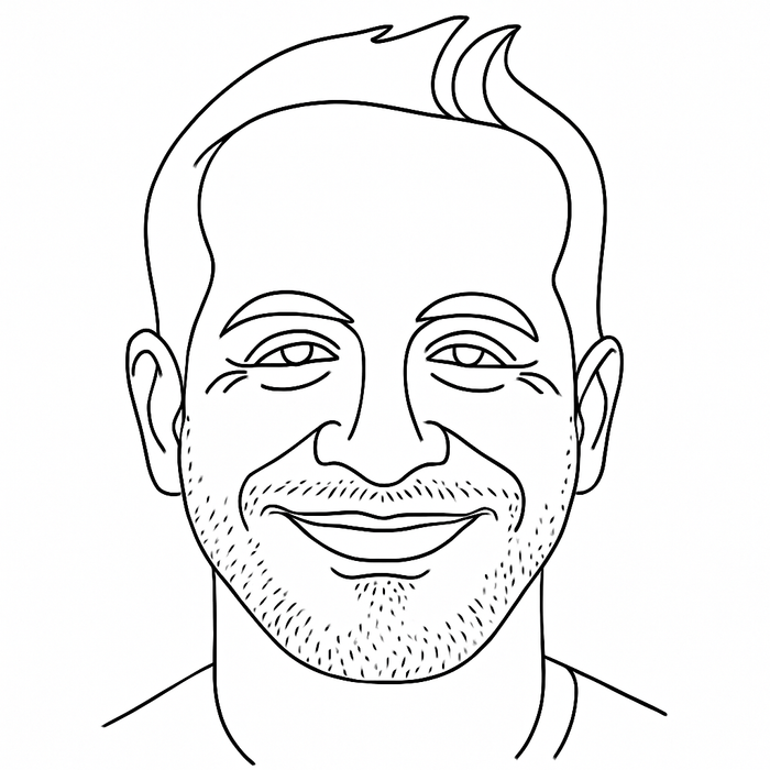 Guest seeing their finished portrait for the first time